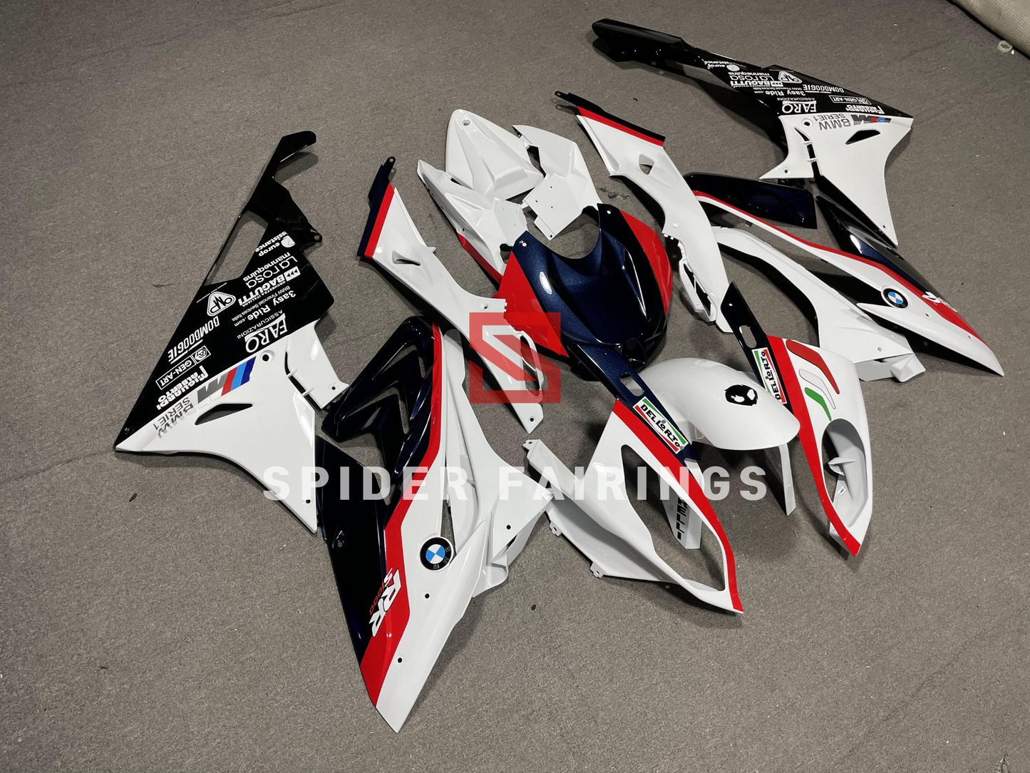 Gloss White and Black-BMW S1000RR 2015-2016