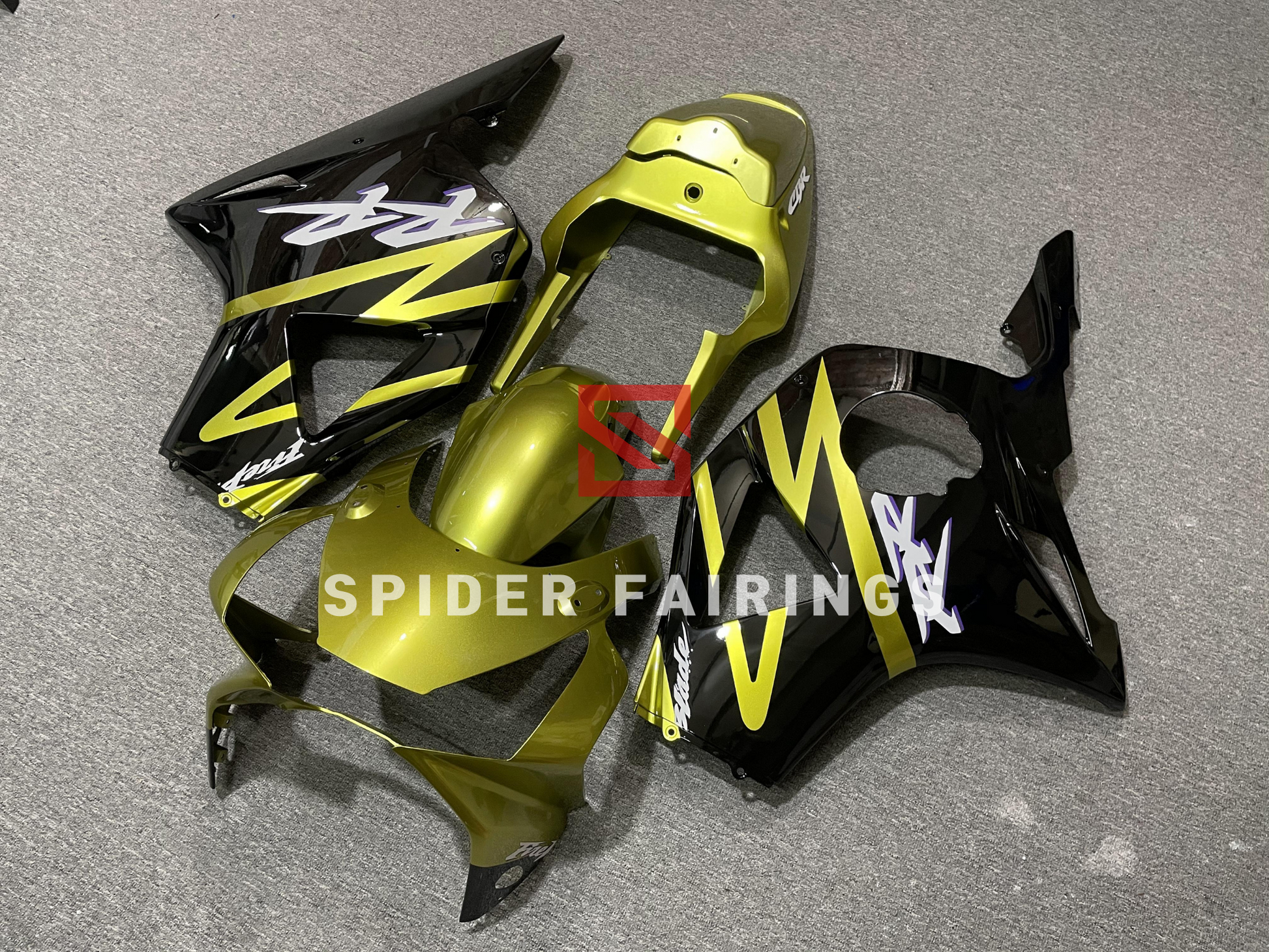 Gloss Golden&Black-Honda CBR954RR 2002-2003