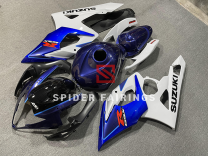 Dark Blue and White-Suzuki GSXR1000 2005-2006