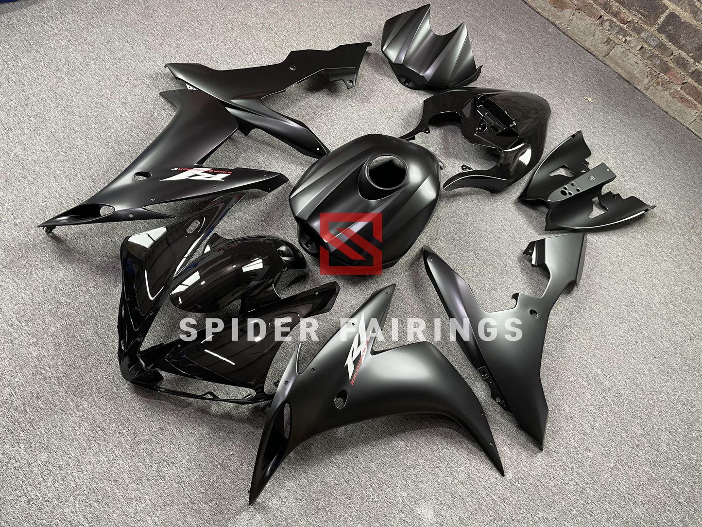 Matte Pure Black-Yamaha YZF R1 2004-2006