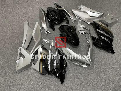 Metallic Silver and Black-Ninja400 2018-2021