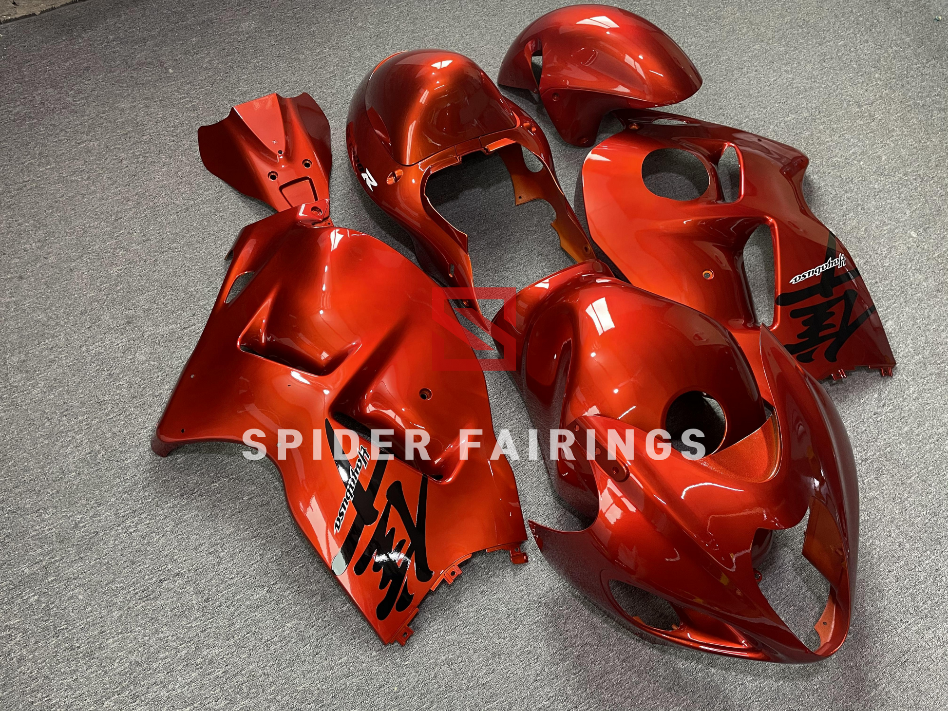 Gloss Bright Red-Suzuki GSXR1300 1997-2007