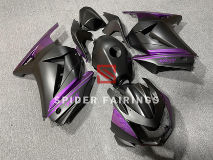 Matte Black and Purple-Kawasaki EX250 2008-2012