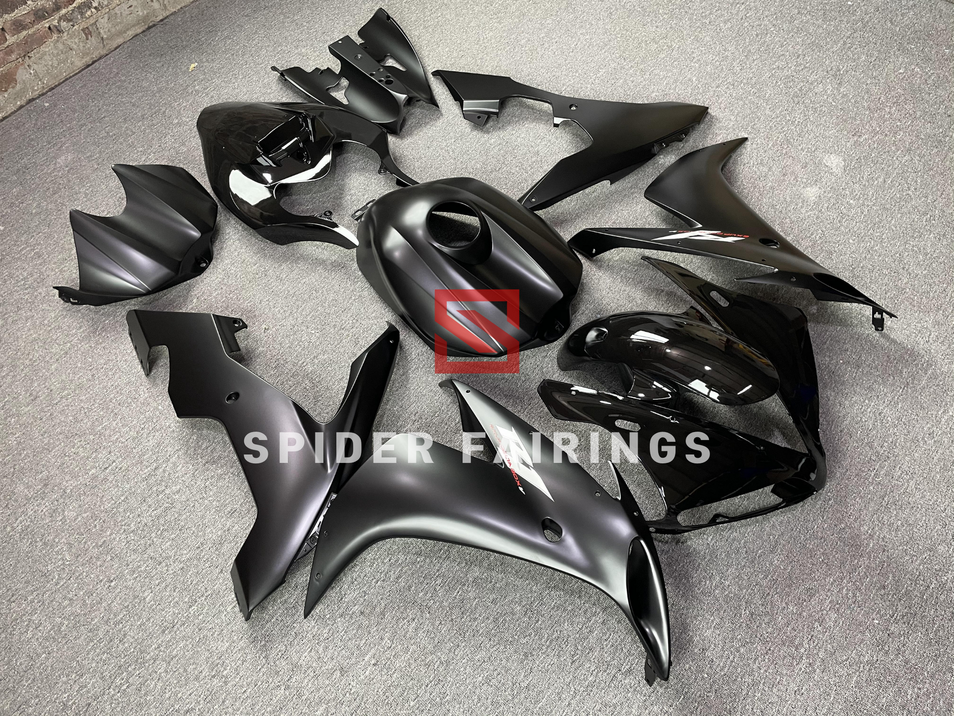 Matte Pure Black-Yamaha YZF R1 2004-2006