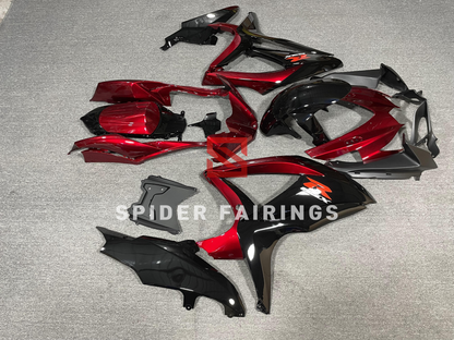 Gloss Red and Black-Suzuki GSXR600-750 2008-2010