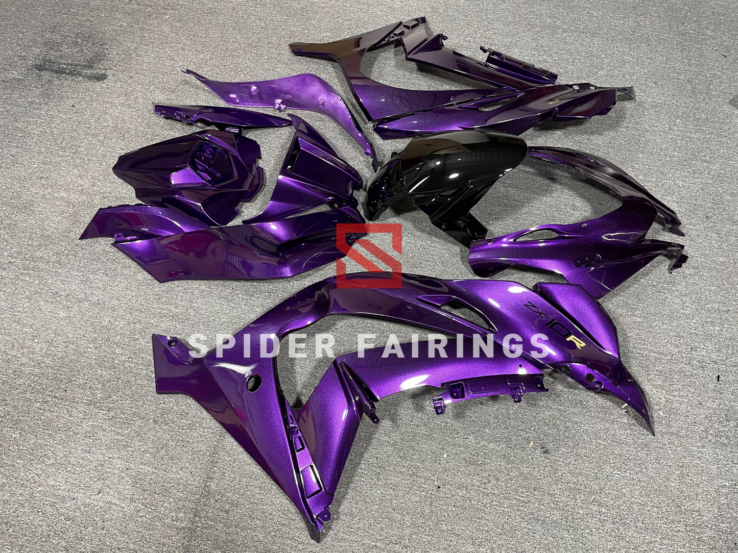  Fairings for Dark Purple-Kawasaki ZX-10R 2016-2020