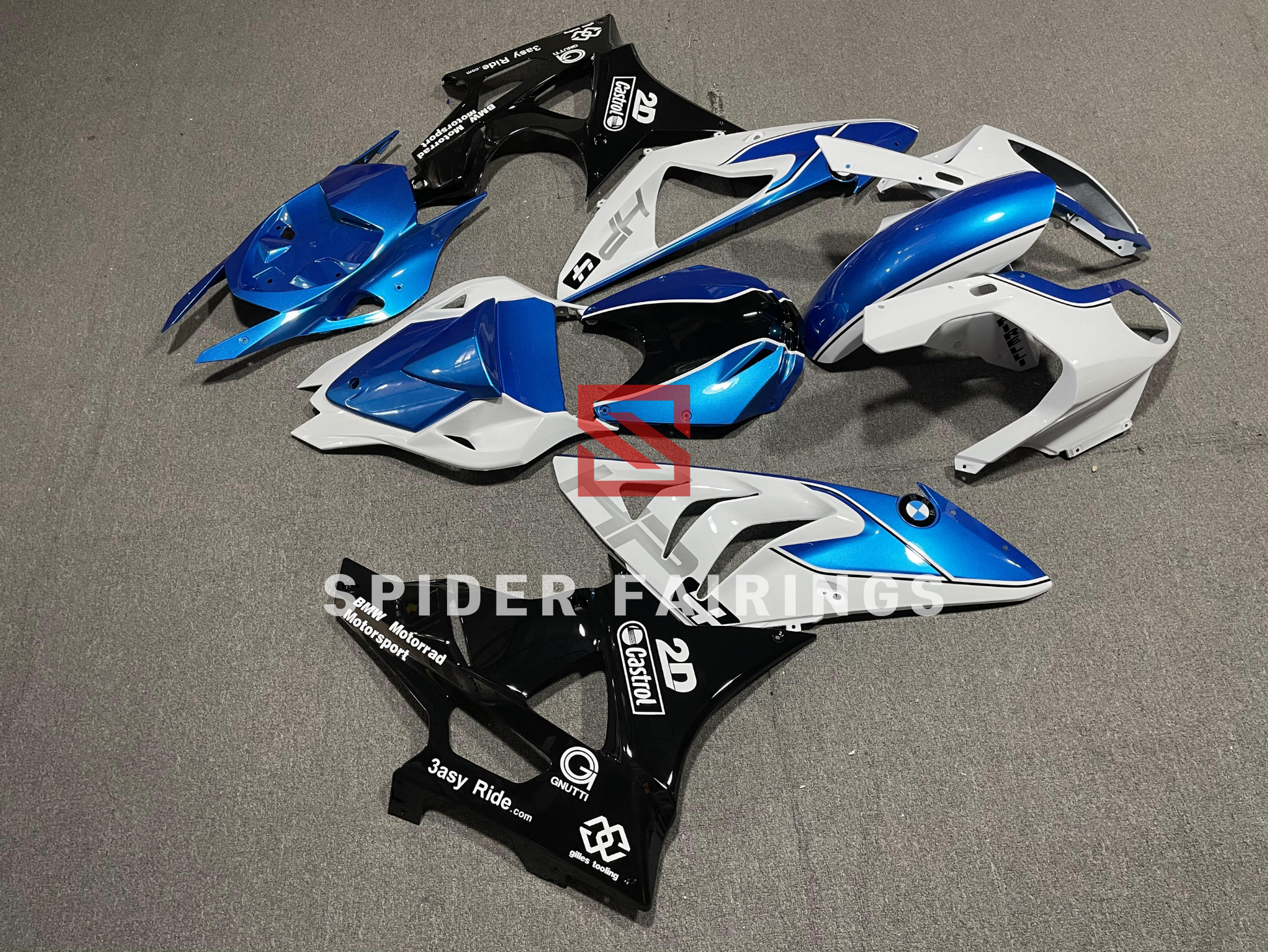 Blue,White and Black-BMW S1000RR 2009-2014