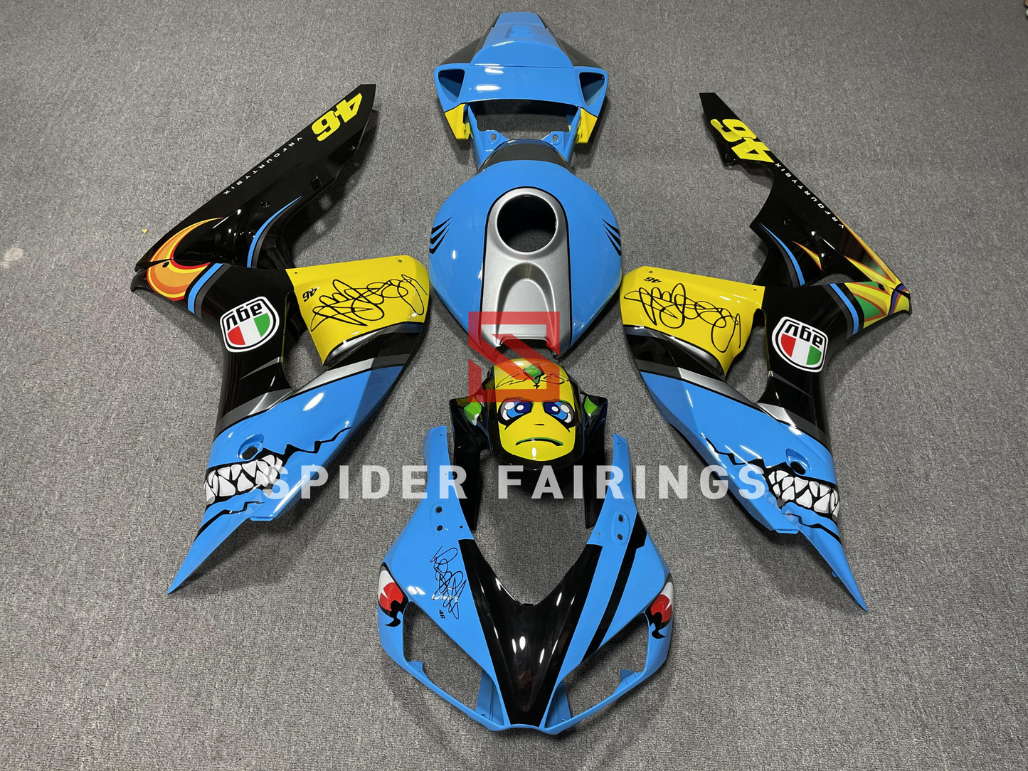 Gloss Sky Blue Shark-Honda CBR1000RR 2006-2007