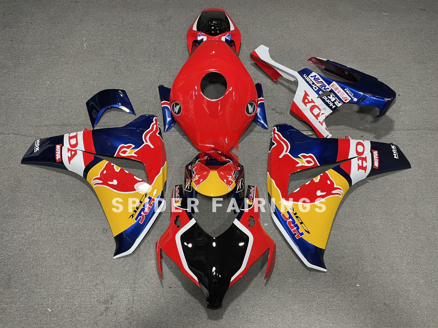 Dark Blue and Red Bull-Honda CBR1000RR 2008-2011