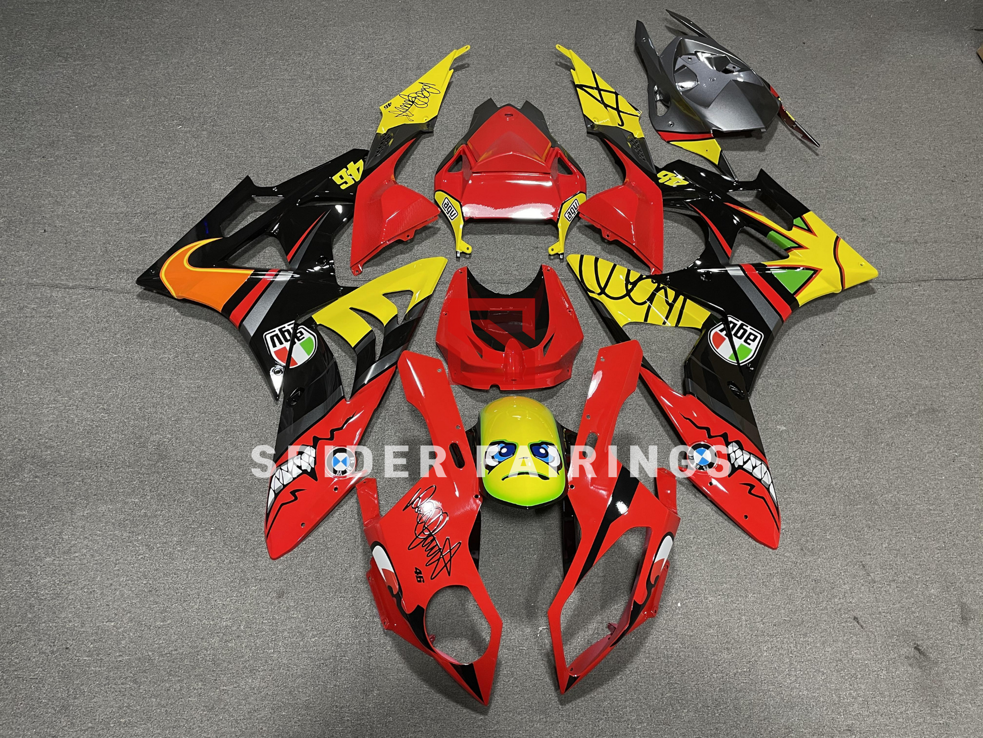 Custom Red Shark-BMW S1000RR 2009-2014