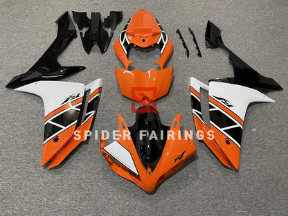 Orange,White and Black-Yamaha YZF R1 2007-2008