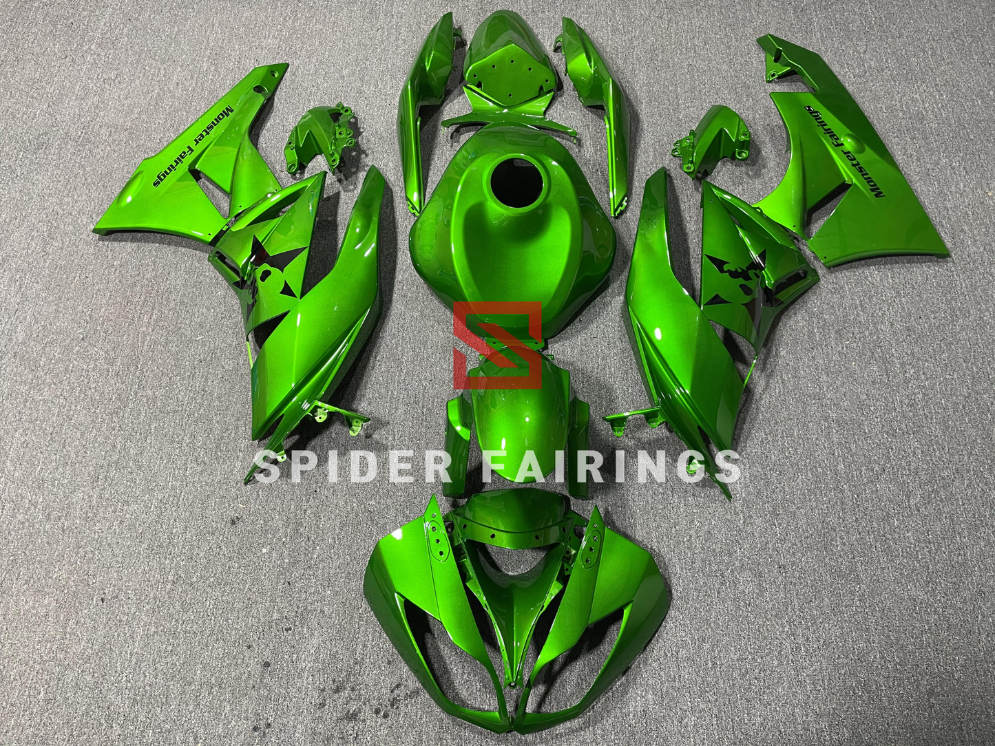 Gloss Green-Kawasaki ZX-6R 2009-2012