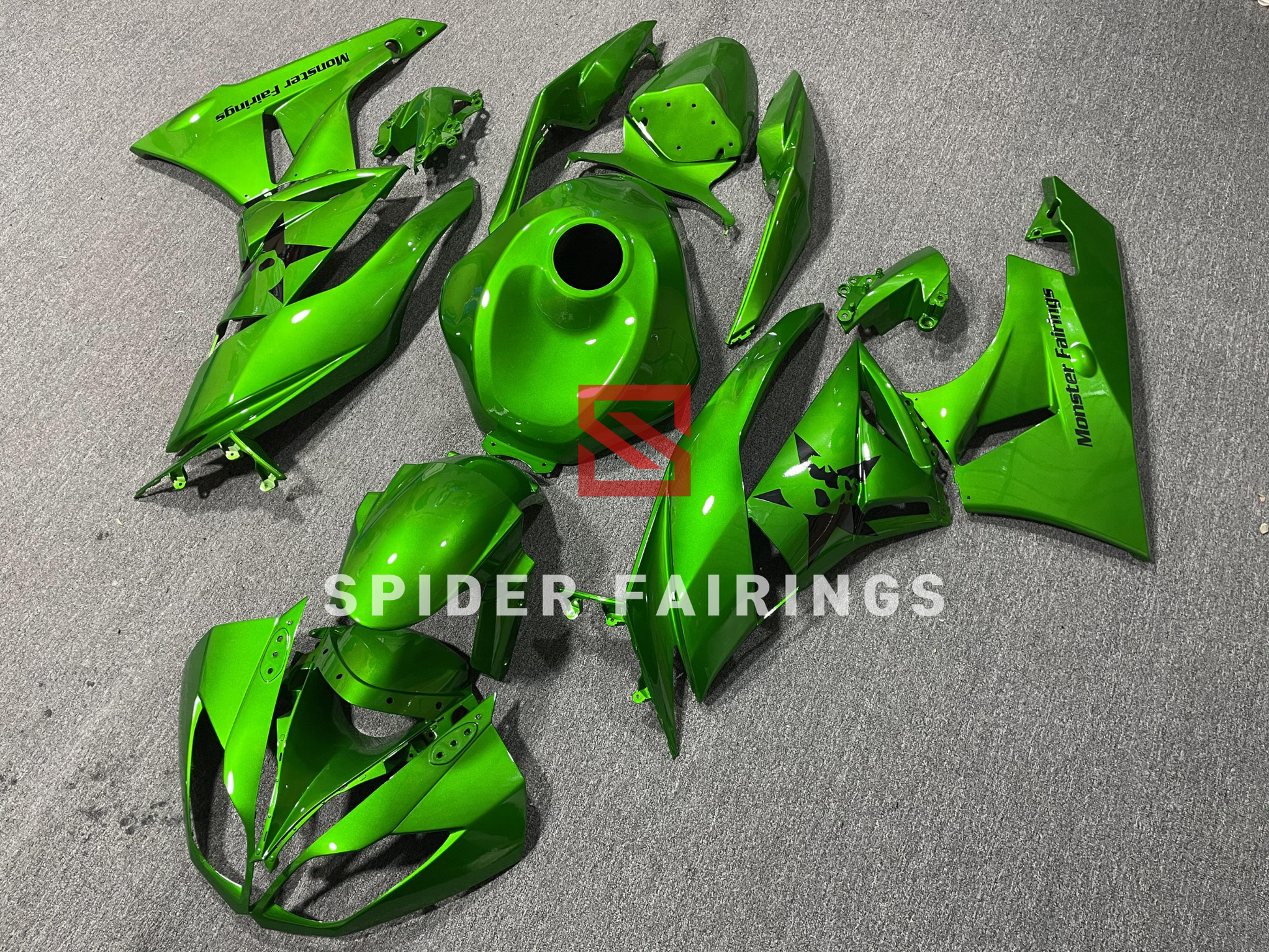 Gloss Green-Kawasaki ZX-6R 2009-2012