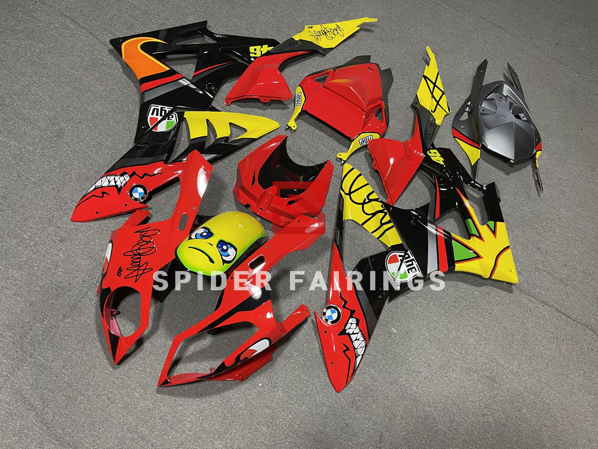 Custom Red Shark-BMW S1000RR 2009-2014