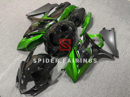 Gloss Black and Green-Suzuki GSXR1000 2007-2008