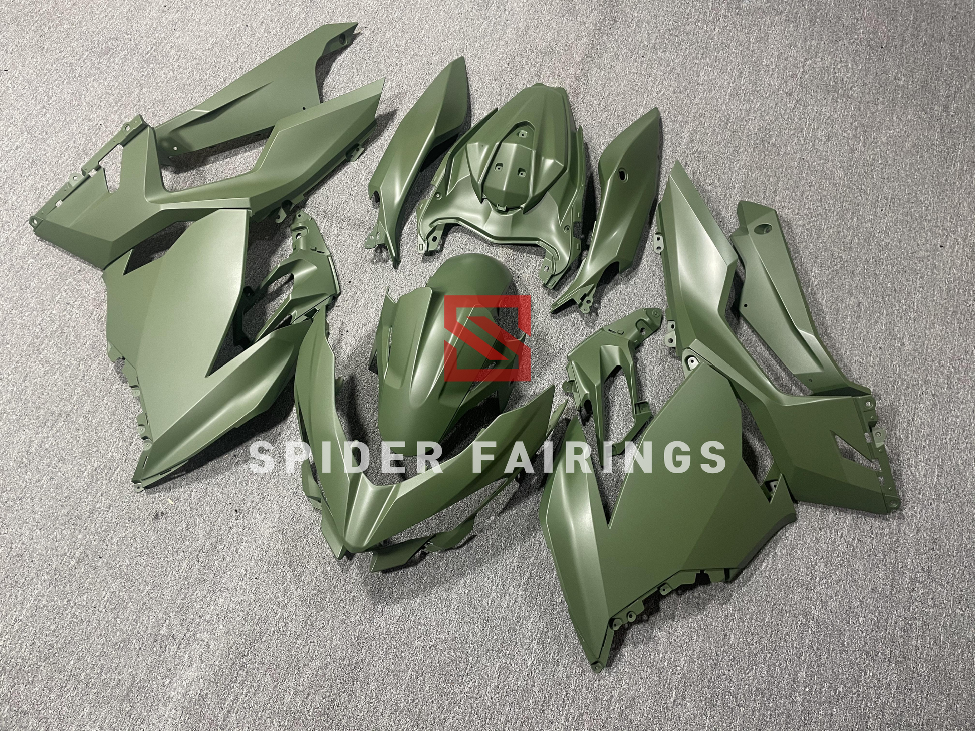 Dark Olive Green-Kawasaki Ninja400 2018-2021