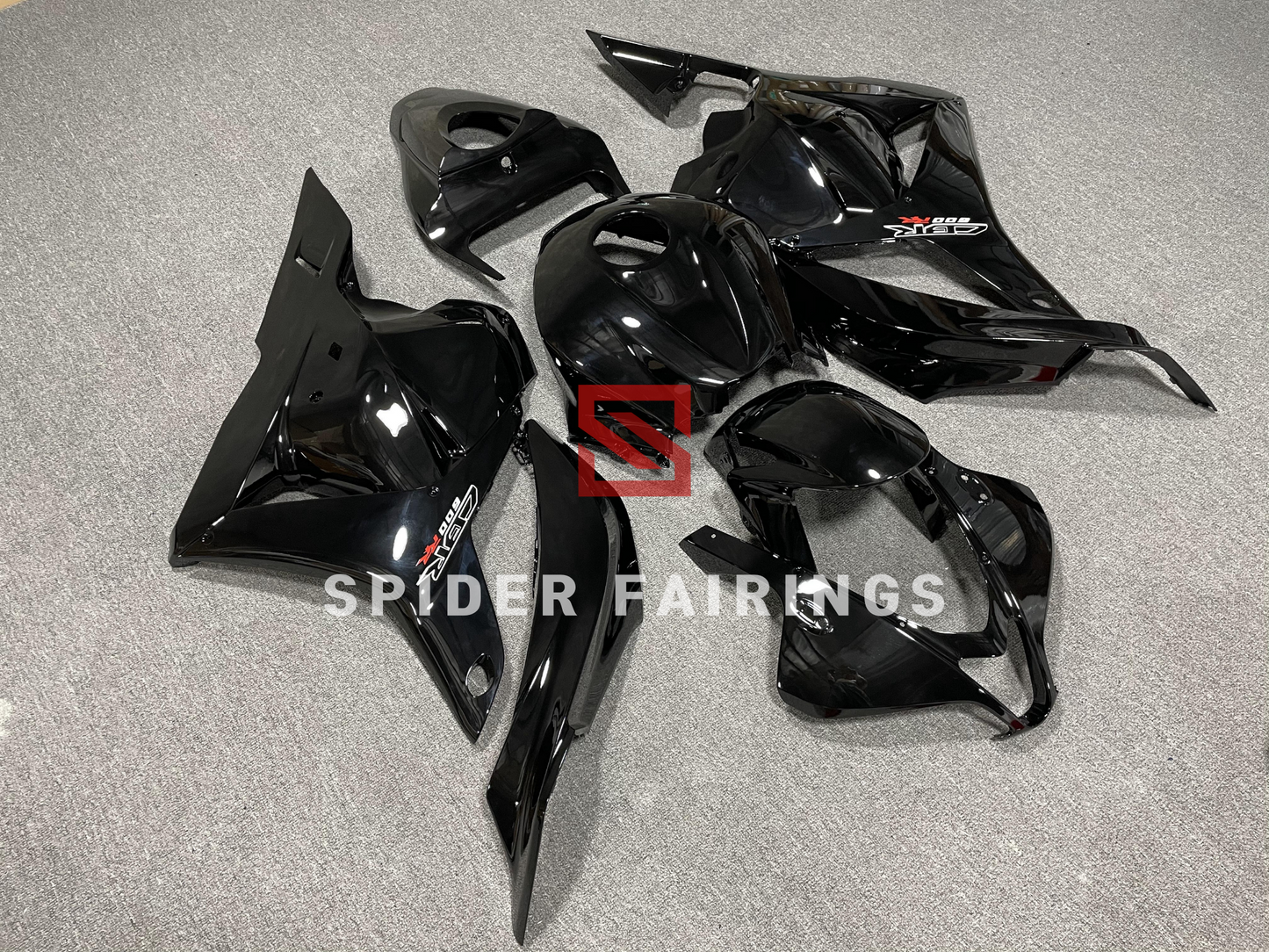 Gloss Pure Black-Honda CBR600RR 2009-2012