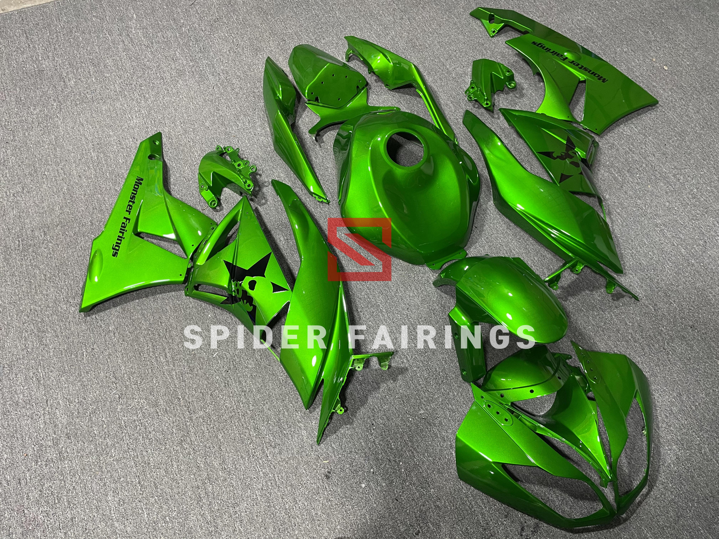 Gloss Green-Kawasaki ZX-6R 2009-2012