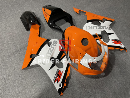 Gloss Orange and White-Suzuki GSXR600-750 2001-2003