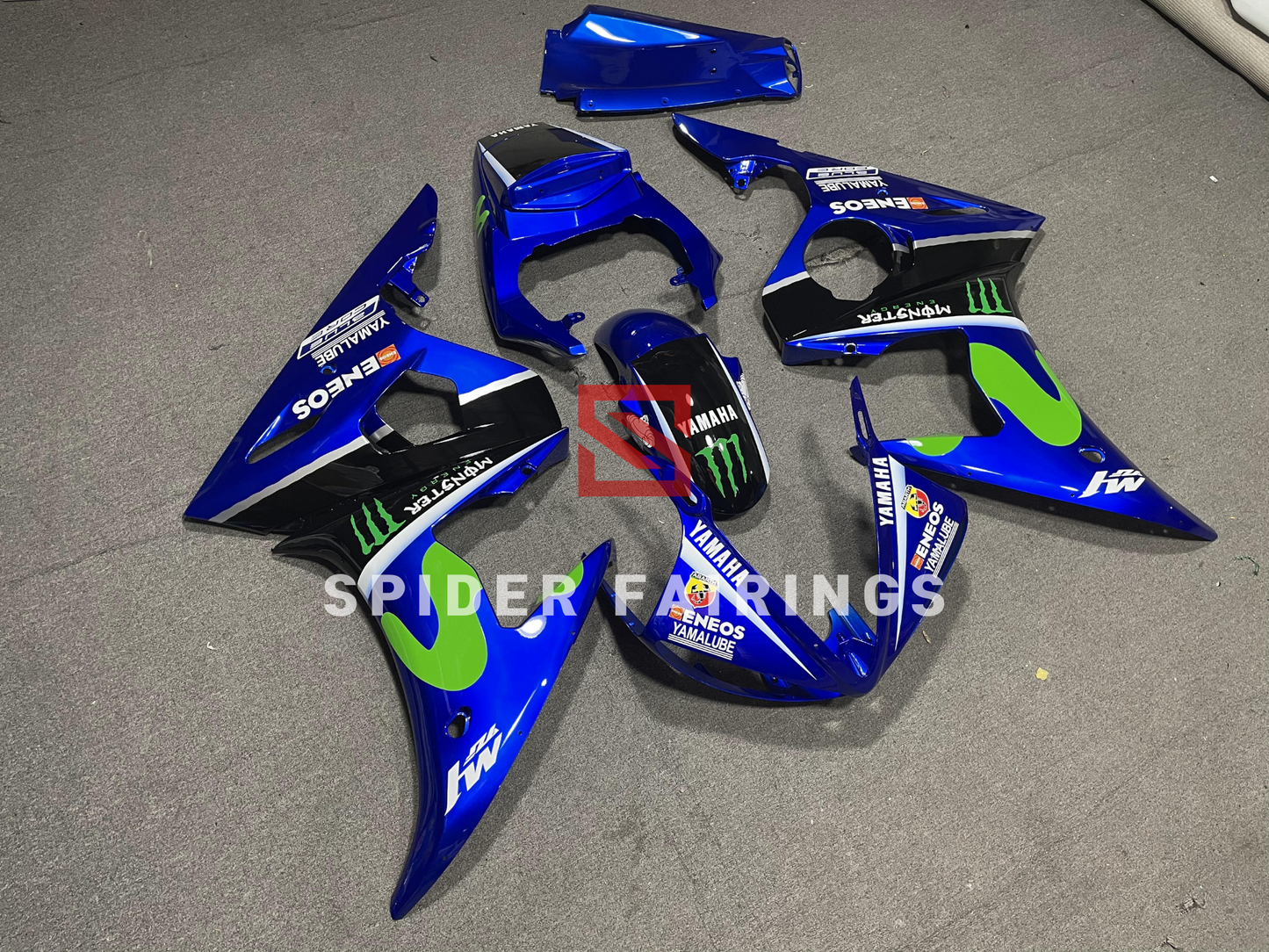 Gloss Blue ENEOS-Yamaha YZF R6 2003-2004