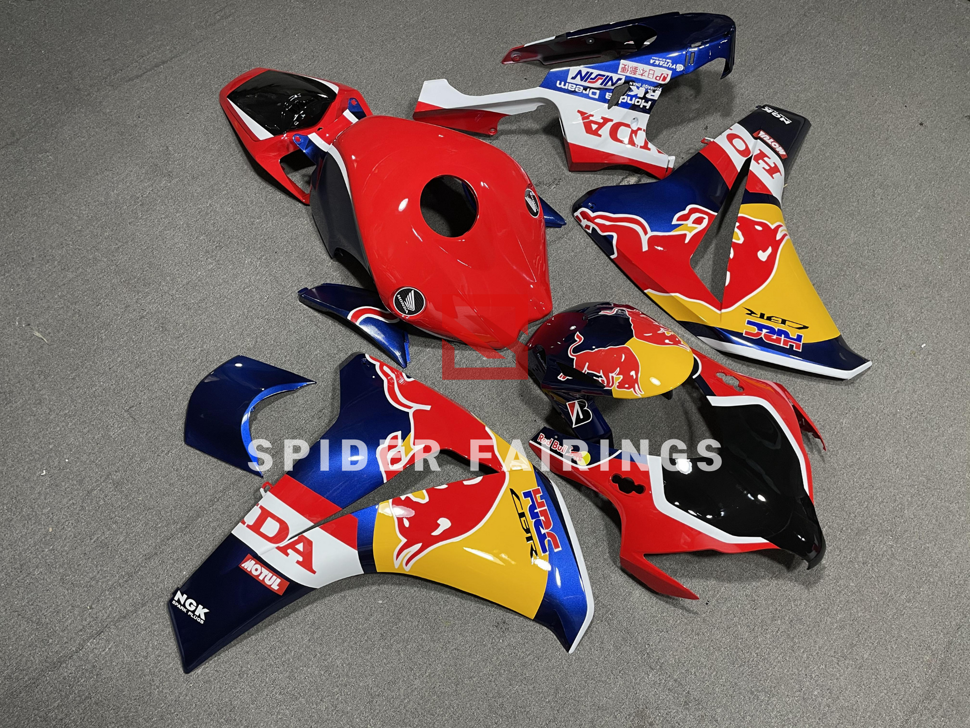 Dark Blue and Red Bull-Honda CBR1000RR 2008-2011