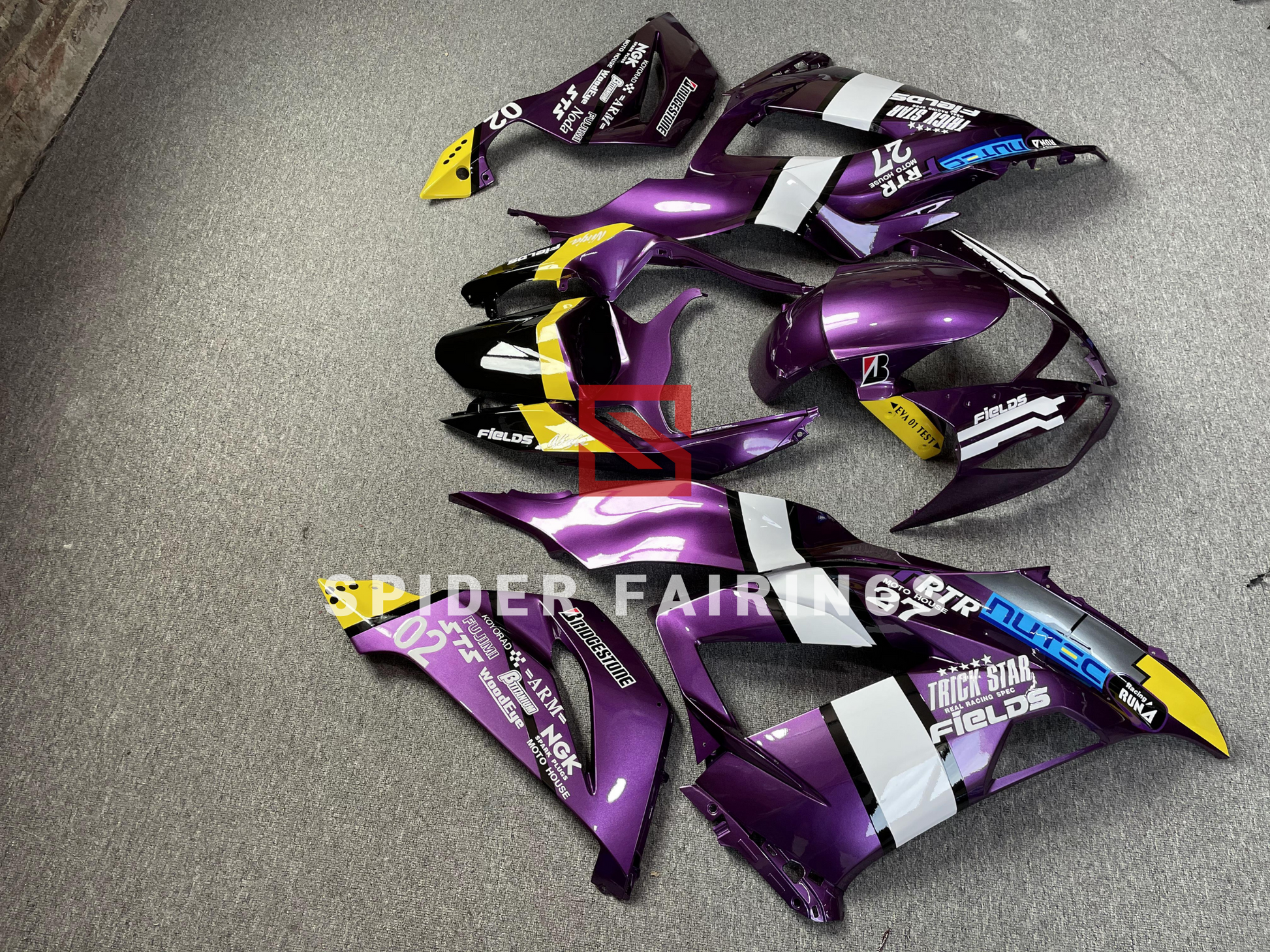 Gloss Purple-Kawasaki ZX-6R 2013-2018