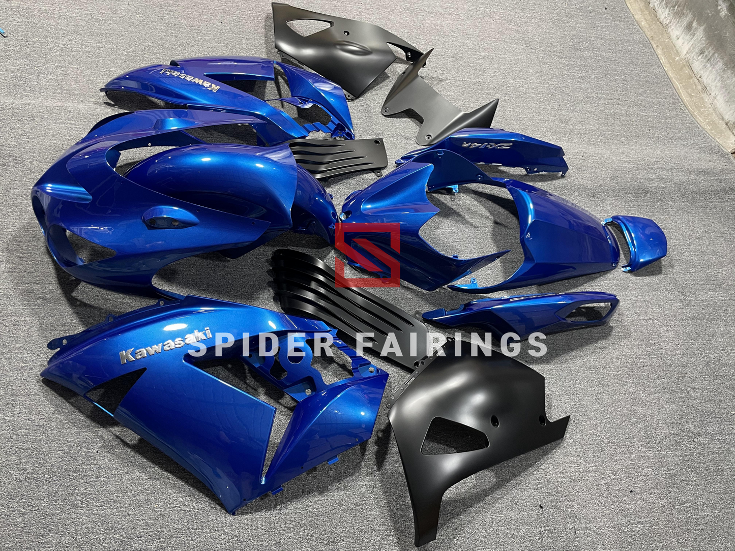 Gloss Blue and Black-Kawasaki ZX-14R 2006-2011