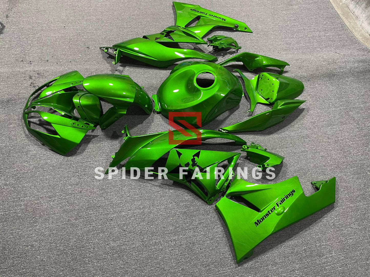 Gloss Green-Kawasaki ZX-6R 2009-2012