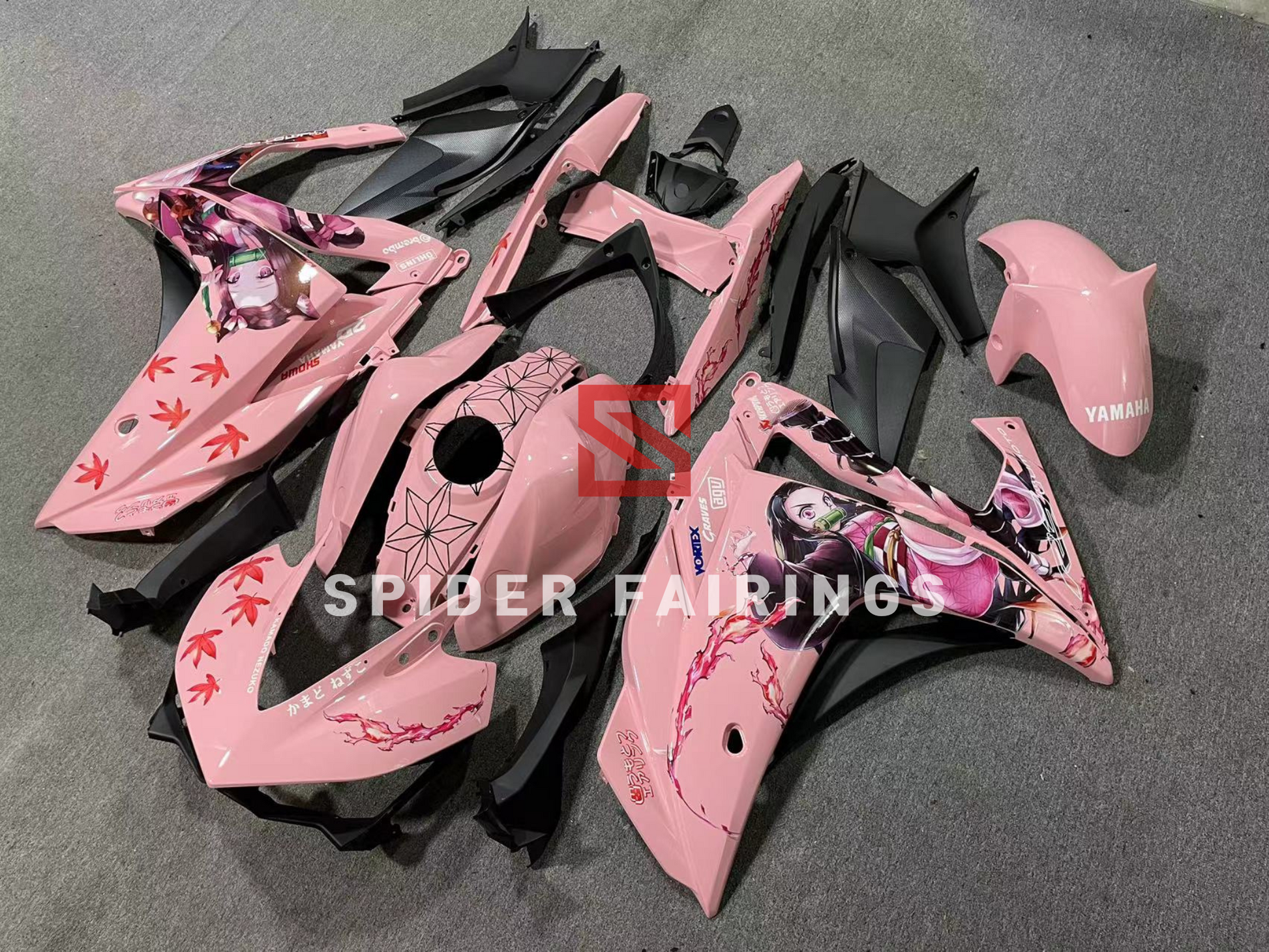 Demon Slayer for Pink-Yamaha Y-R25/R3 2014-2018