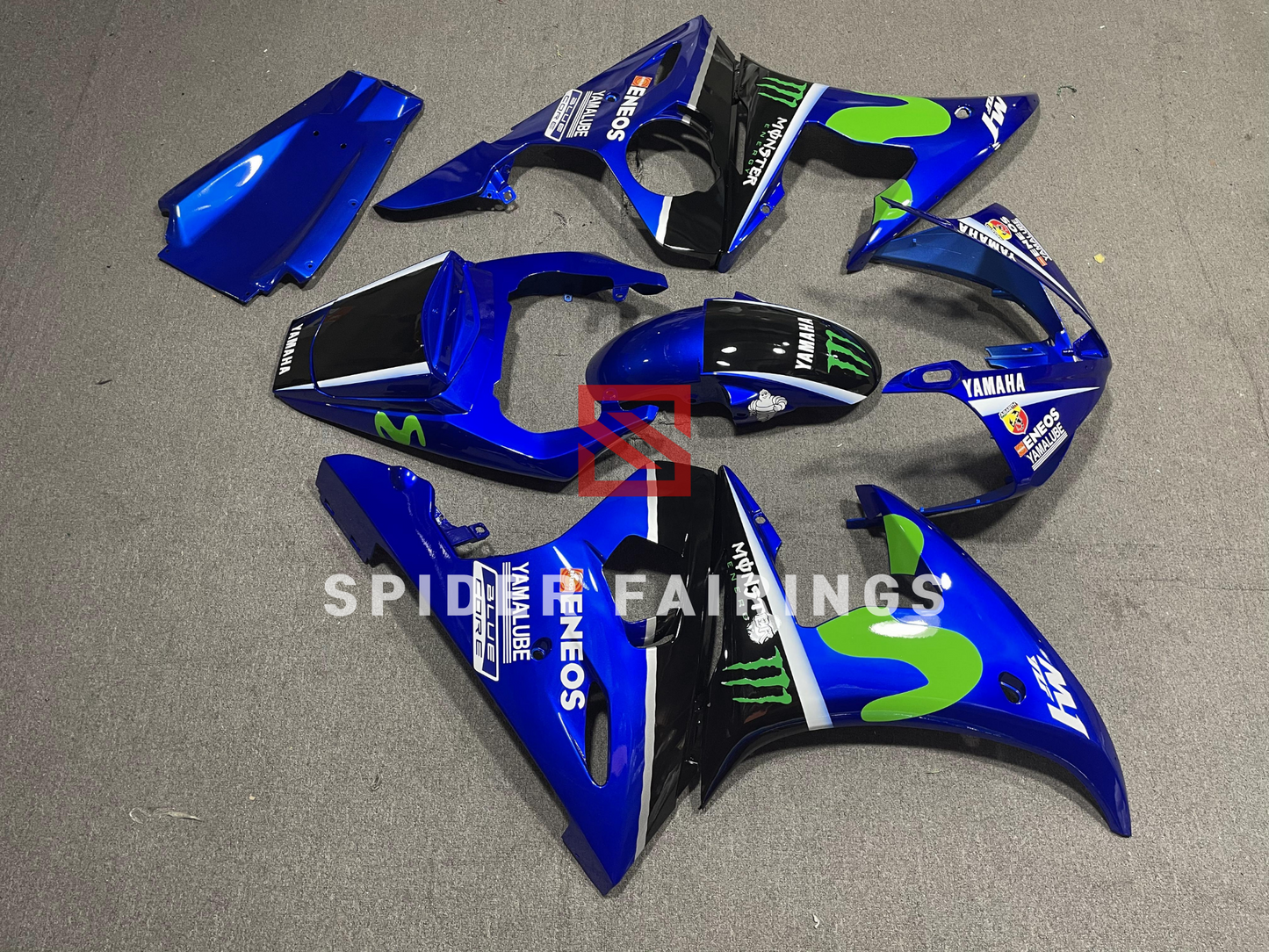 Gloss Blue ENEOS-Yamaha YZF R6 2003-2004