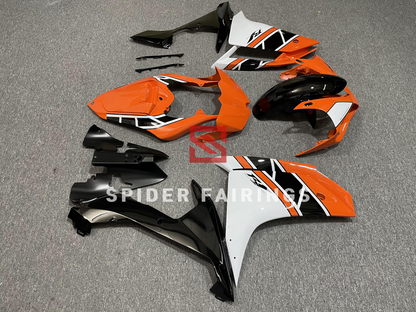 Orange,White and Black-Yamaha YZF R1 2007-2008