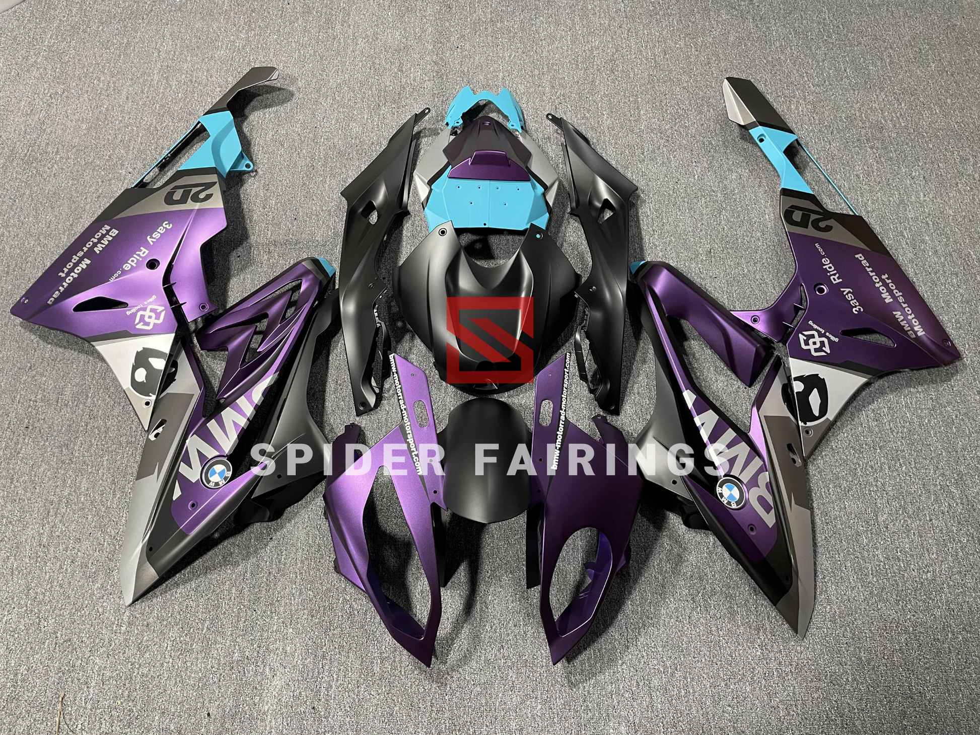 Fairing for Matte Purple-BMW S1000RR 2015-2016