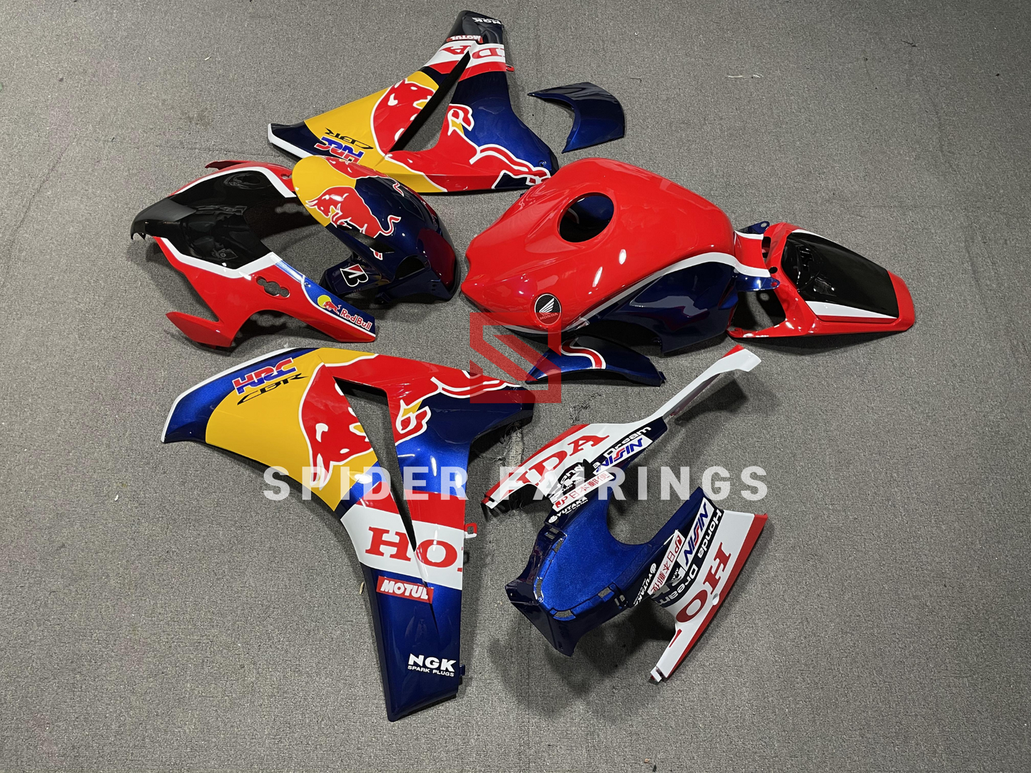 Dark Blue and Red Bull-Honda CBR1000RR 2008-2011