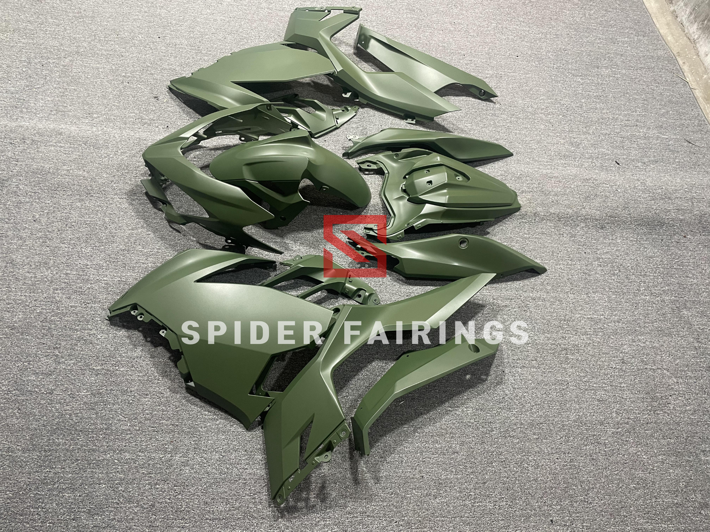 Dark Olive Green-Kawasaki Ninja400 2018-2021