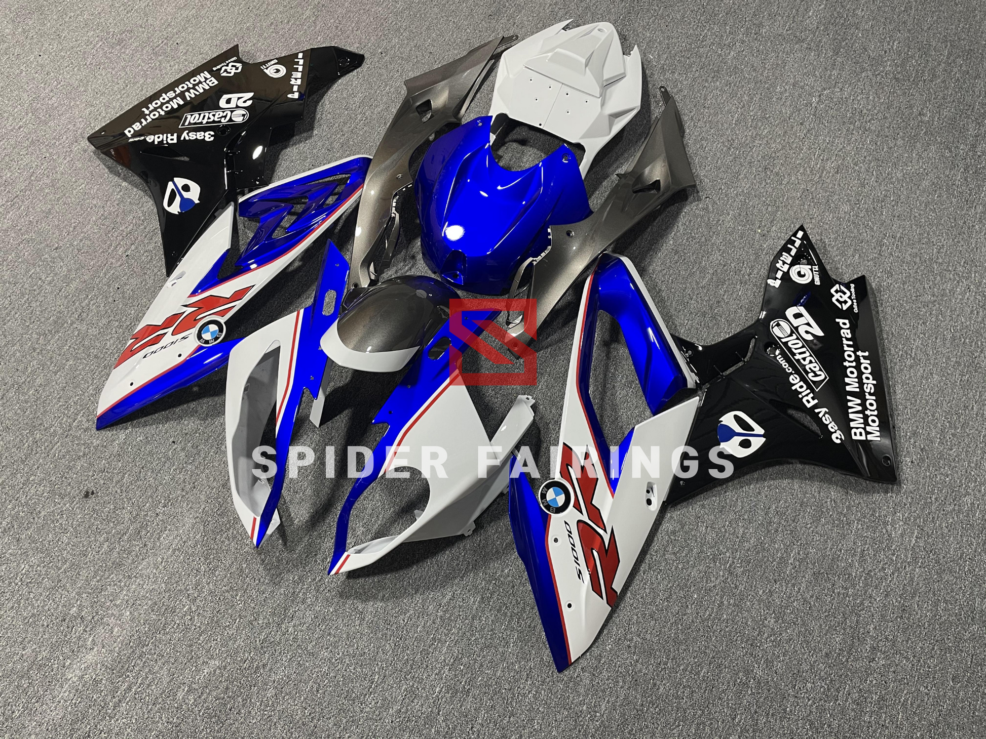 Gloss Blue&White-BMW S1000RR 2017-2018