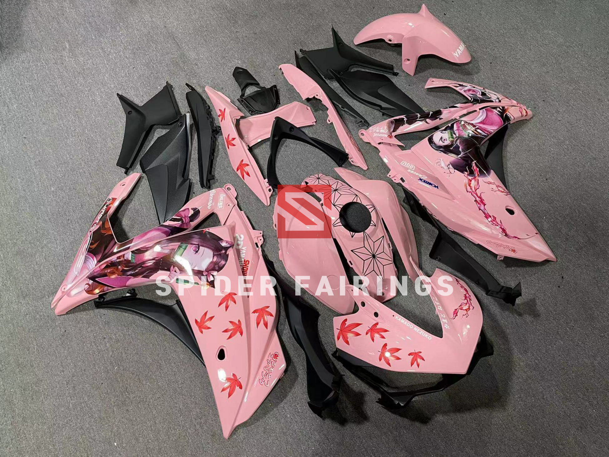 Demon Slayer for Pink-Yamaha Y-R25/R3 2014-2018