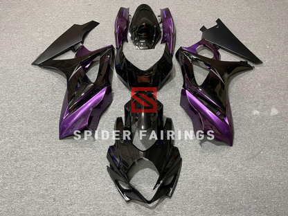 Gloss Black and Purple-Suzuki GSXR1000 2007-2008