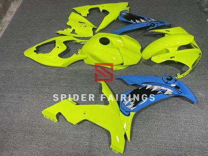 Bright Yellow and Blue Shark-Yamaha YZF R1 2004-2006