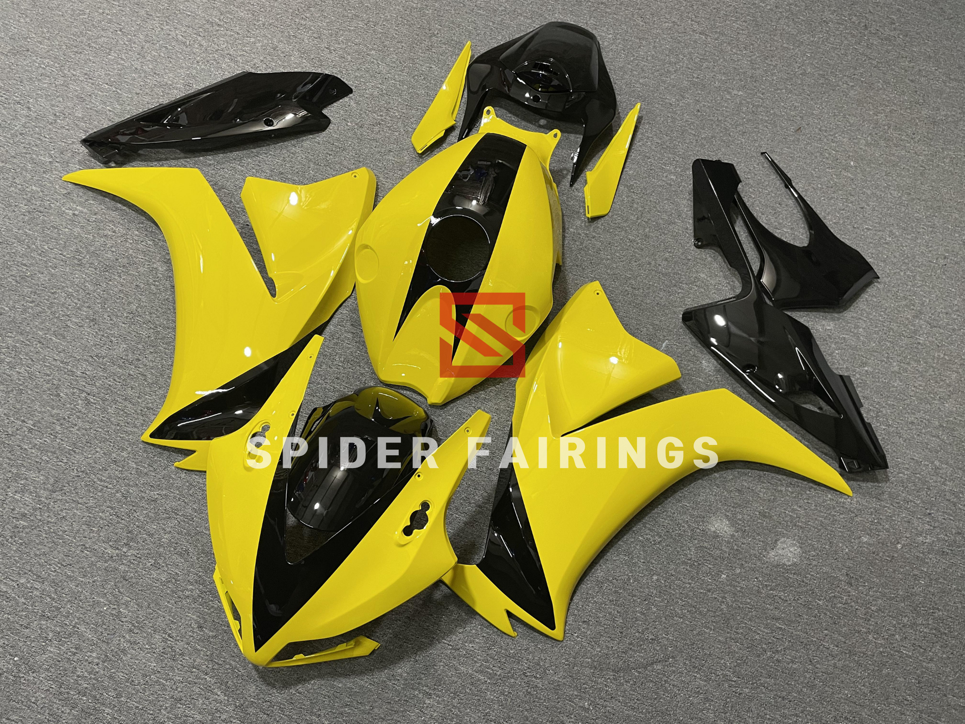 Gloss Yellow-Honda CBR1000RR 12-16