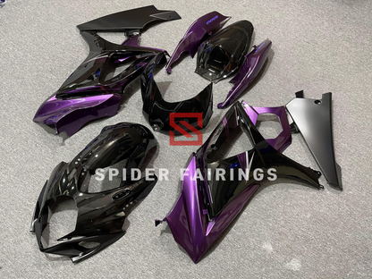 Gloss Black and Purple-Suzuki GSXR1000 2007-2008