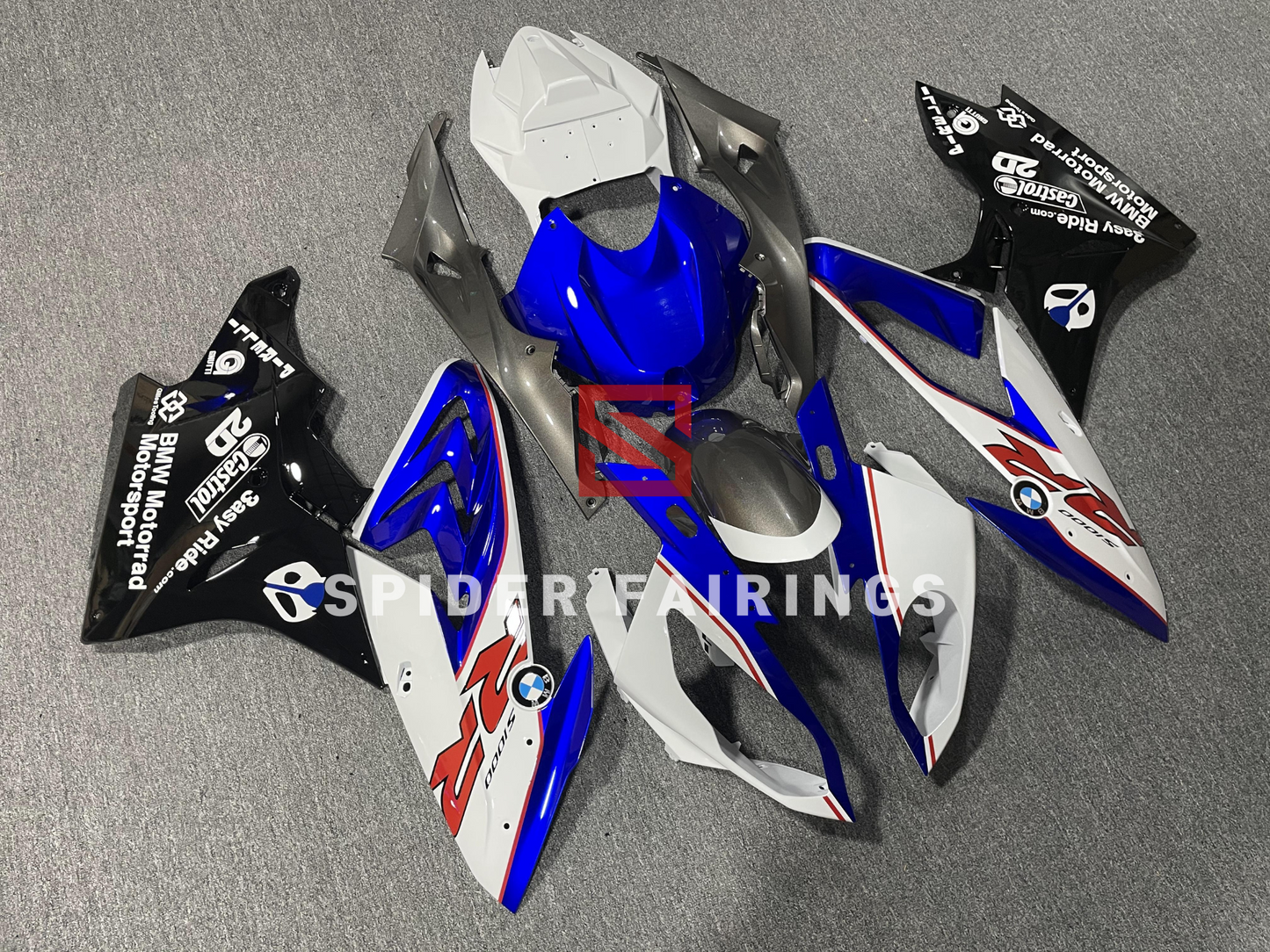 Gloss Blue&White-BMW S1000RR 2017-2018