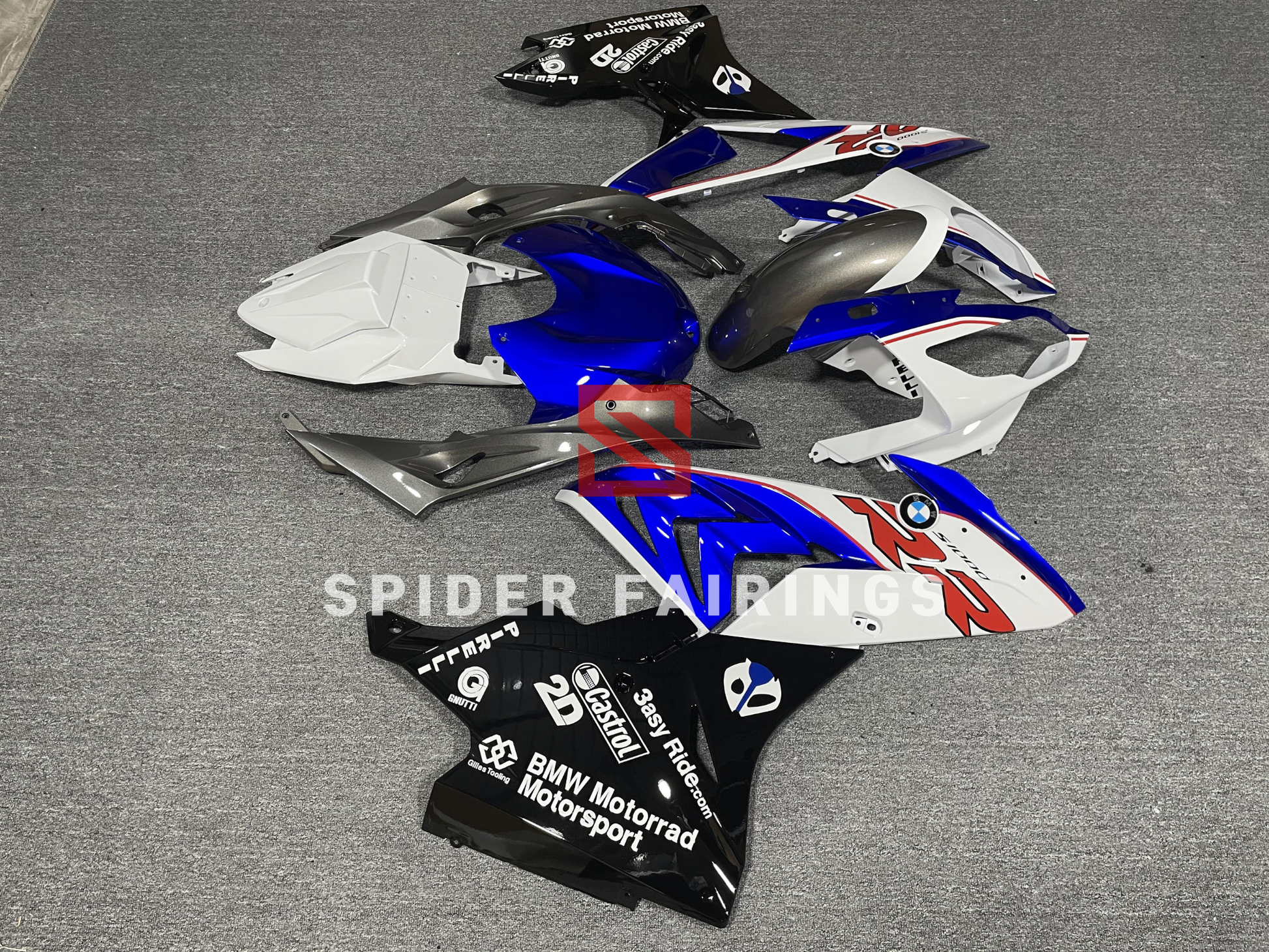 Gloss Blue&White-BMW S1000RR 2017-2018