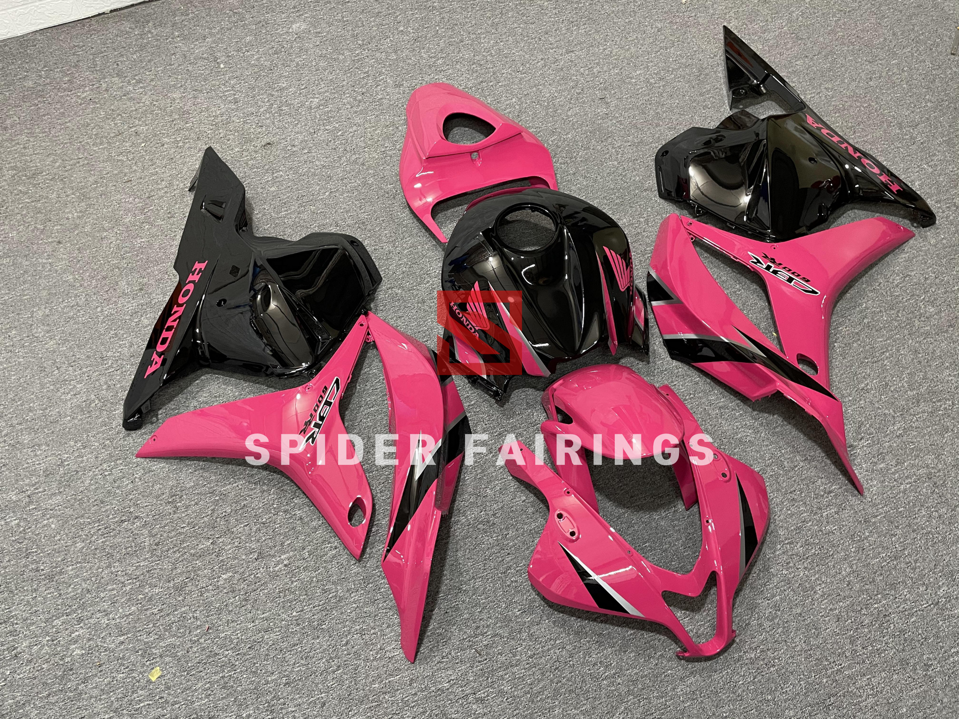 Gloss Pink&Black-Honda CBR600RR 09-12