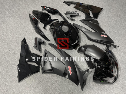 Gloss and Matte Black-Kawasaki ZX-6R 2009-2012