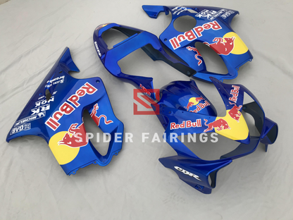 Custom Red Bull and Blue-Honda CBR600F 2001-2003