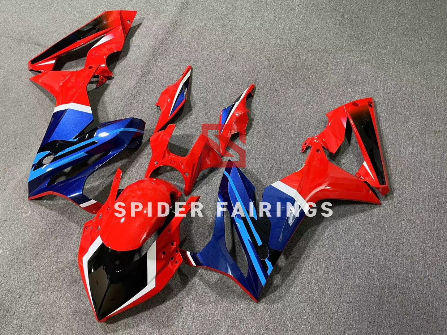 Red and Blue-Honda CBR650R 2019-2023