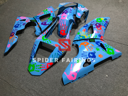 SkyBlue handprint-Yamaha YZF R1 2000-2001