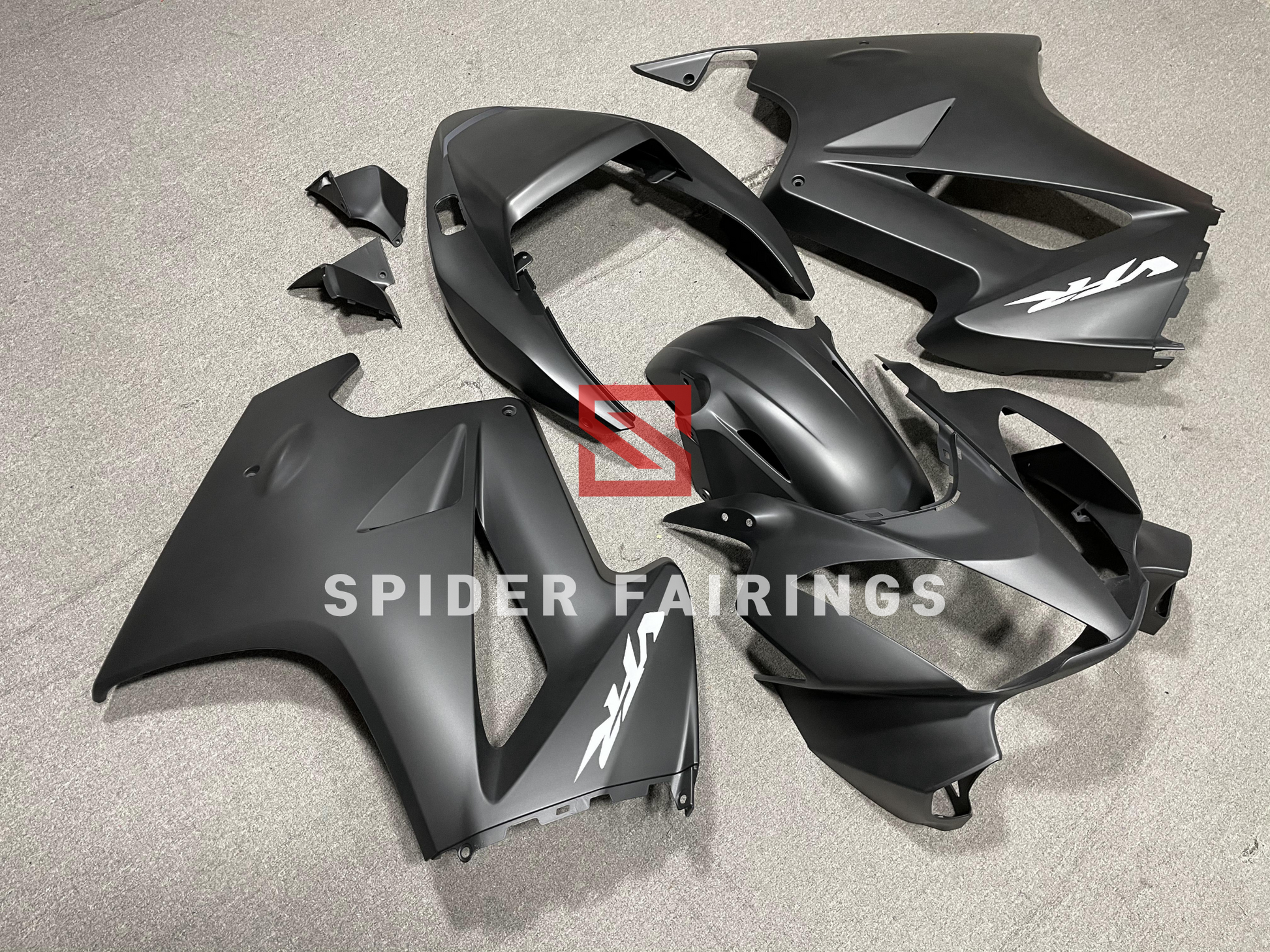 Matte Black-Honda VFR800 2002-2012