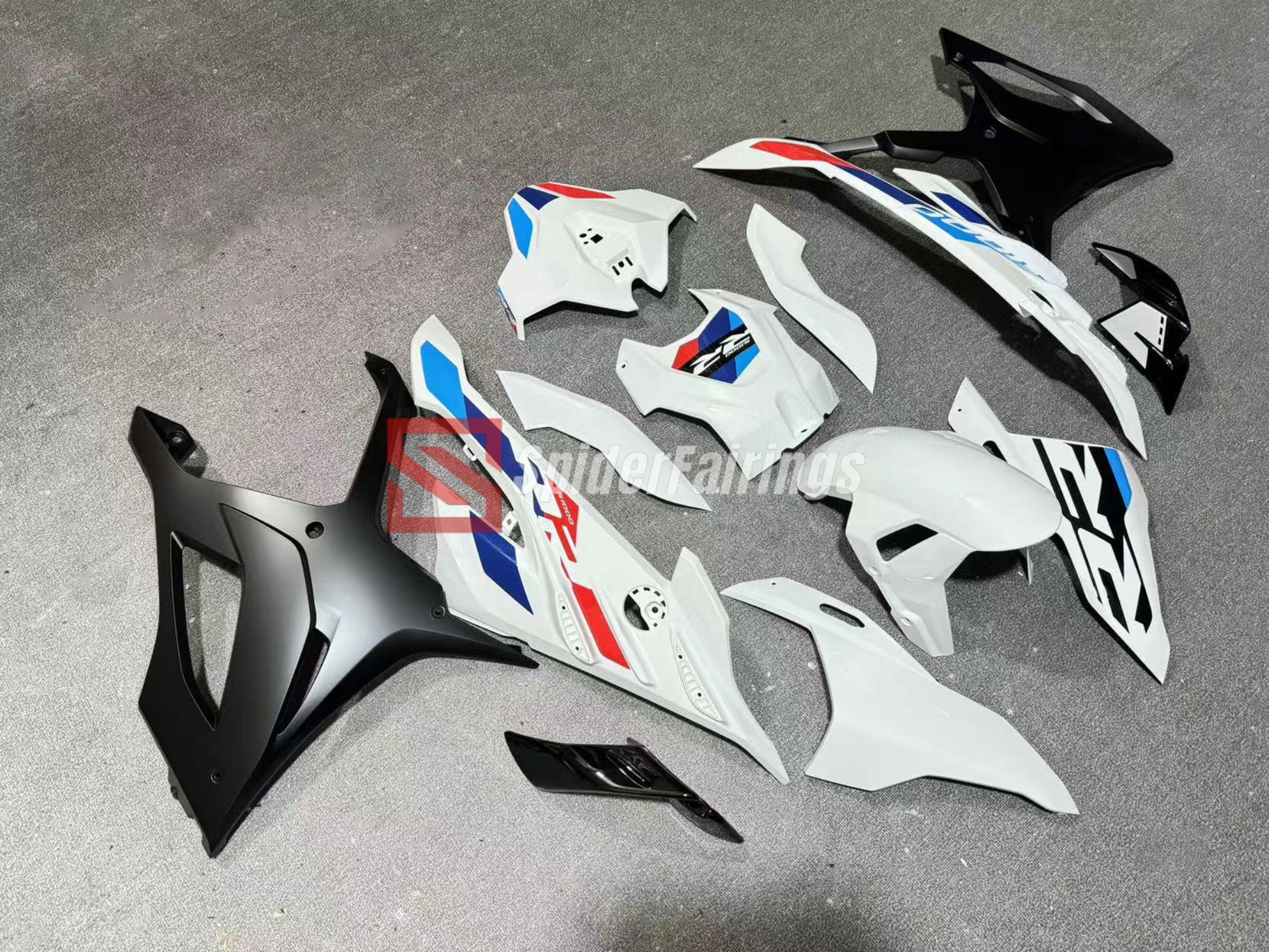 Gloss White and Black-BMW S1000RR 2023-2024