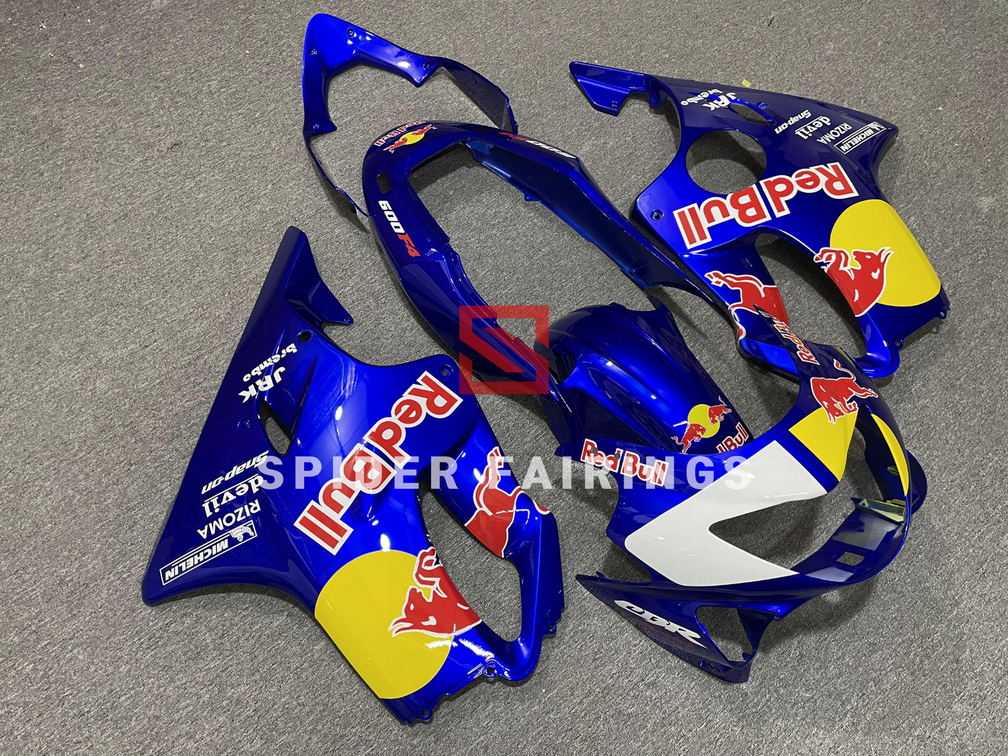 1999-2000 Blue Red-Bull Motorcycle Fairings